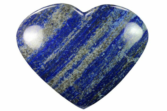 Polished Lapis Lazuli Heart - Pakistan #170966